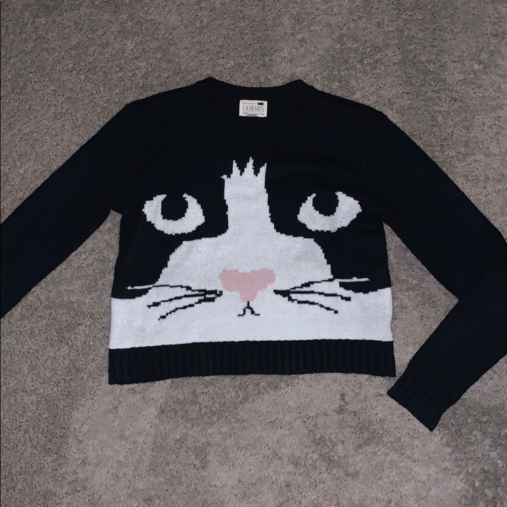 🐱LA Hearts cat sweater🐱